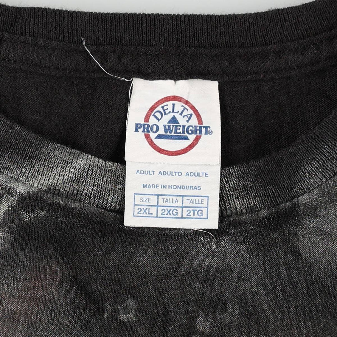 Delta DELTA THE WALKING DEAD The Walking Dead Movie T-shirt Men's XXL cotton black type Vintage Second Hand