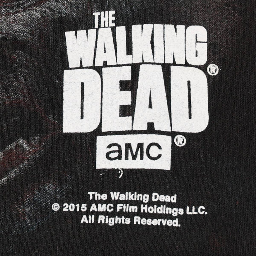 Delta DELTA THE WALKING DEAD The Walking Dead Movie T-shirt Men's XXL cotton black type Vintage Second Hand