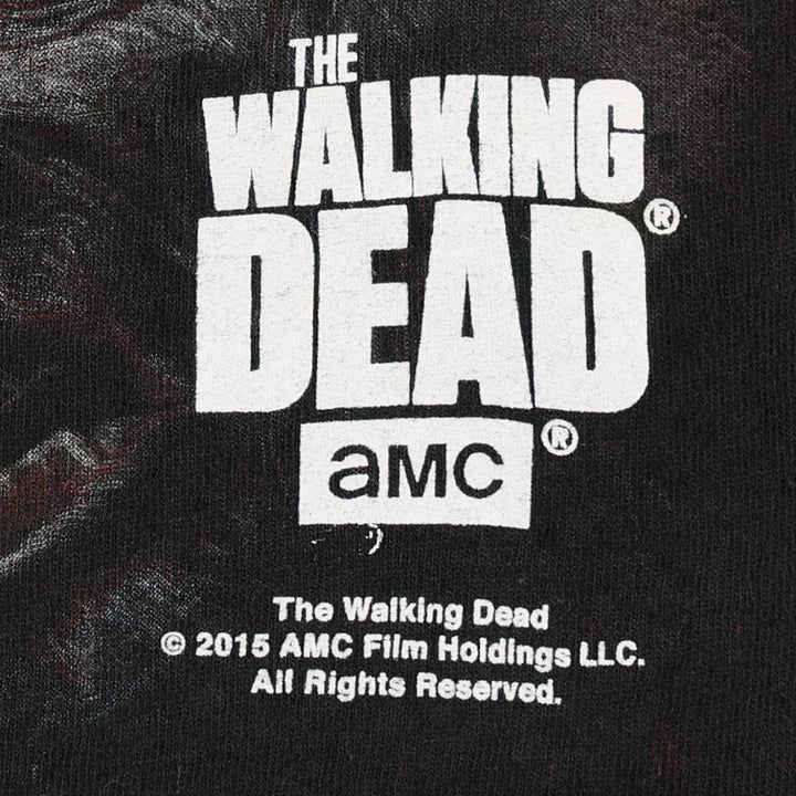 Delta DELTA THE WALKING DEAD The Walking Dead Movie T-shirt Men's XXL cotton black type Vintage Second Hand