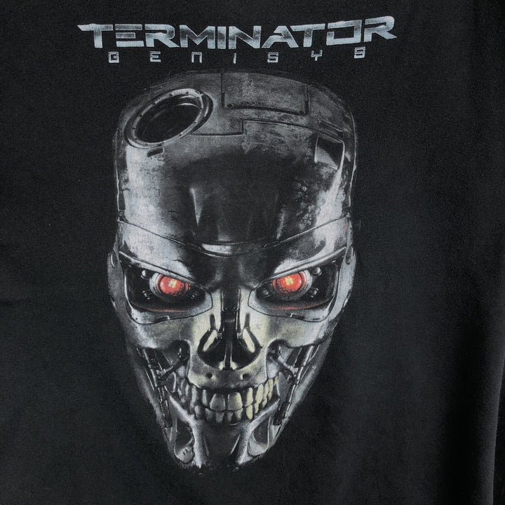 TERMINATOR Movie T-Shirt (Men's XL equivalent) cotton black type Vintage Second Hand