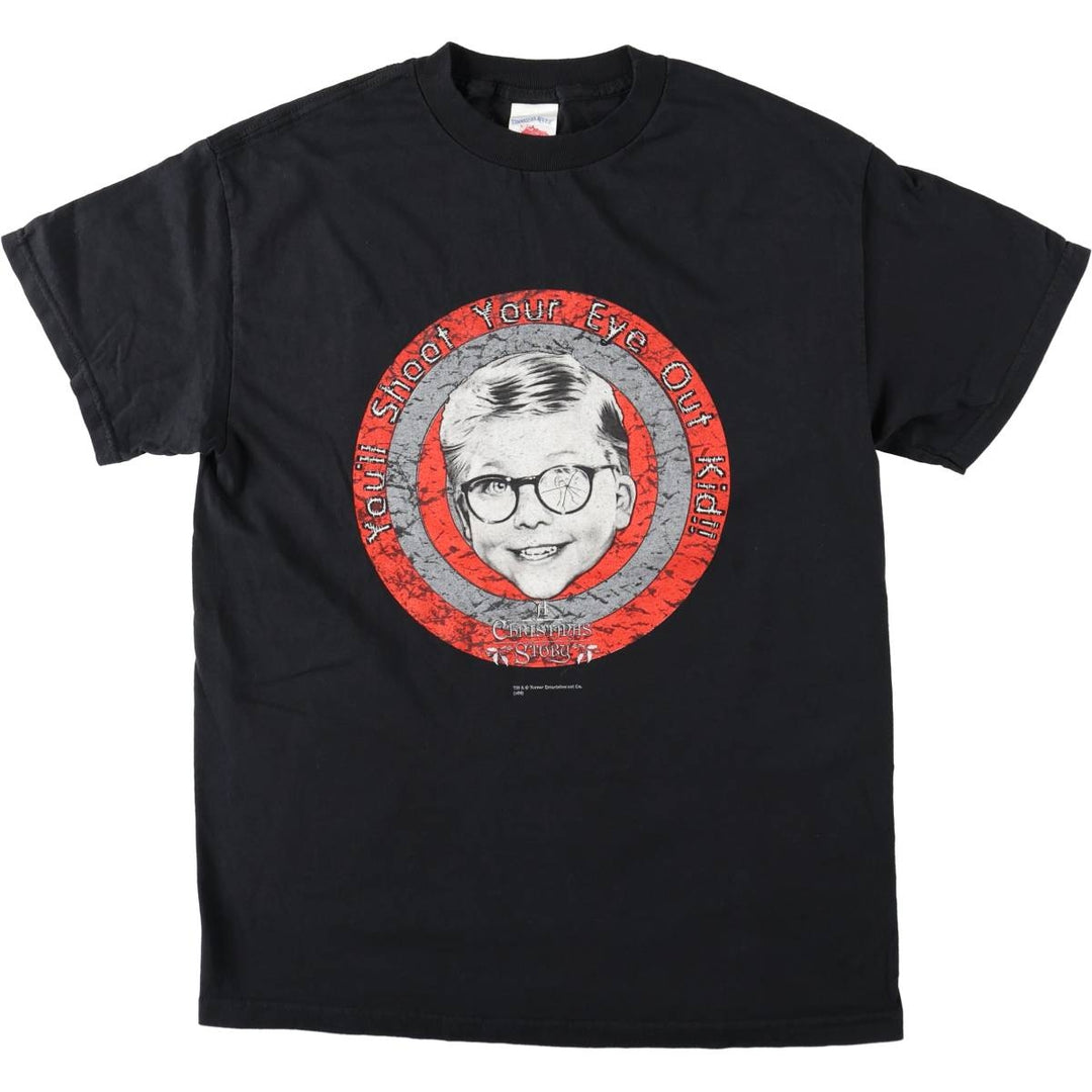 2000'S TENNESSEE RIVER CHRISTMAS STORY Movie T-shirt (Men's size M) cotton black type Vintage Second Hand