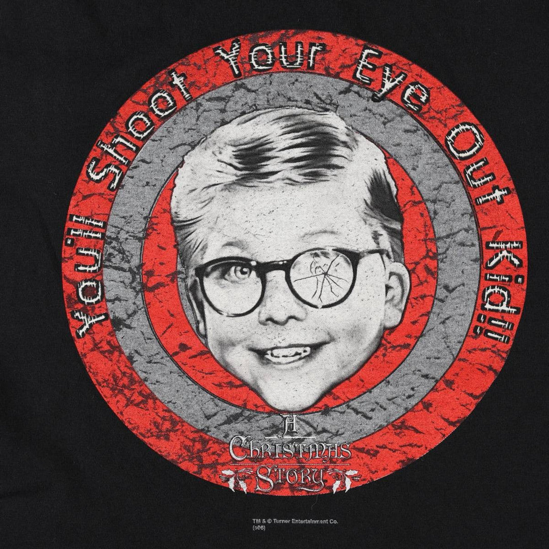 2000'S TENNESSEE RIVER CHRISTMAS STORY Movie T-shirt (Men's size M) cotton black type Vintage Second Hand