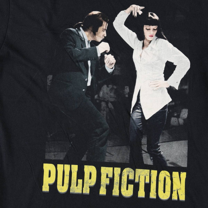 PULP FICTION Pulp Fiction Movie T-shirt Men's M size cotton black type Vintage Second Hand