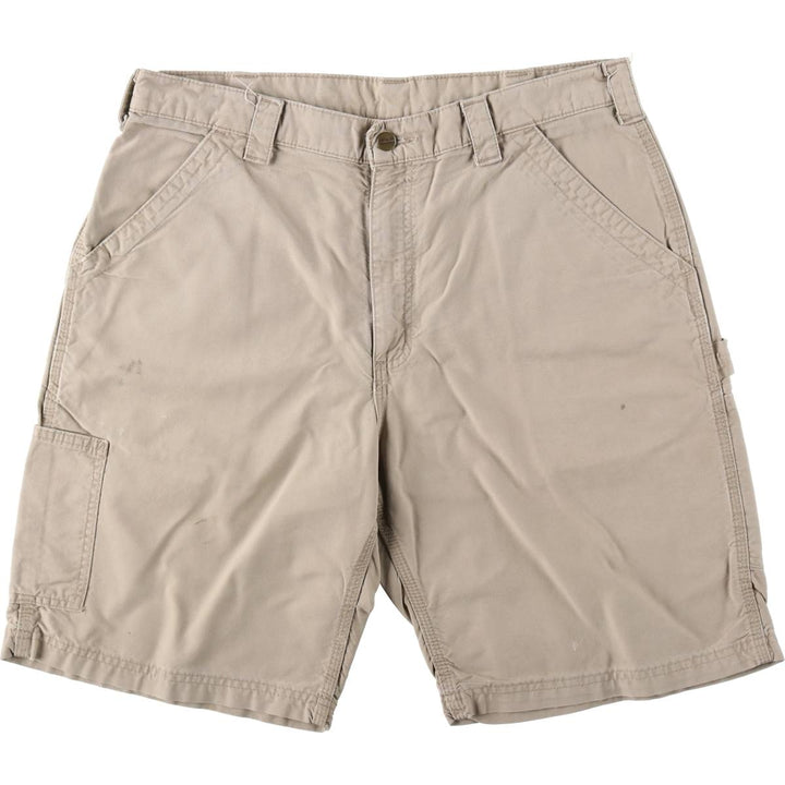 Carhartt Duck Painter Shorts, Men's, Size W37 cotton Beige type Vintage Second Hand