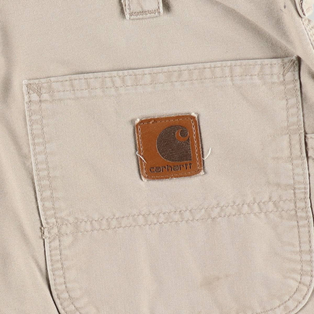 Carhartt Duck Painter Shorts, Men's, Size W37 cotton Beige type Vintage Second Hand