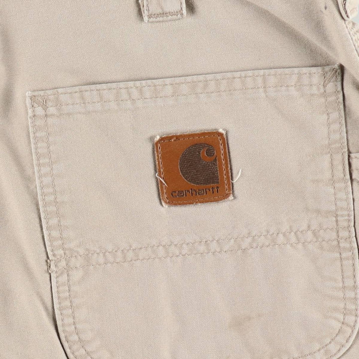 Carhartt Duck Painter Shorts, Men's, Size W37 cotton Beige type Vintage Second Hand