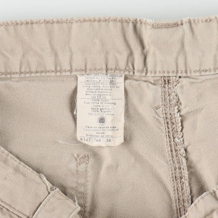 Carhartt Duck Painter Shorts, Men's, Size W37 cotton Beige type Vintage Second Hand