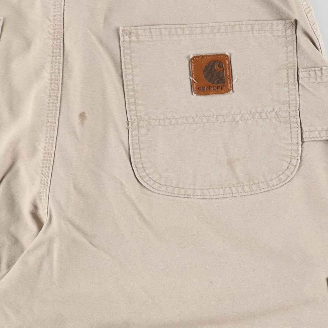 Carhartt Duck Painter Shorts, Men's, Size W37 cotton Beige type Vintage Second Hand