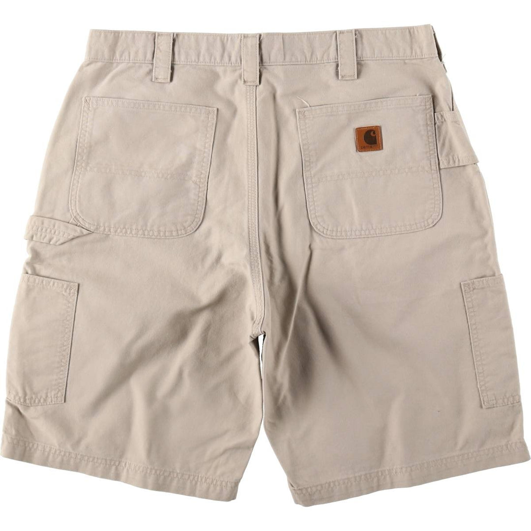 Carhartt ORIGINAL FIT Duck Painter Shorts, Men's, W36 equivalent cotton Beige type Vintage Second Hand