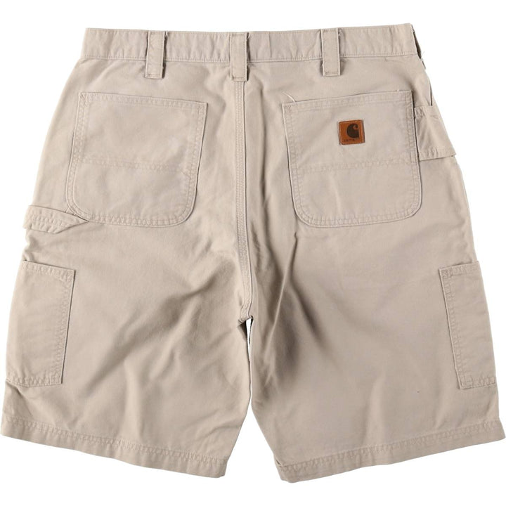 Carhartt ORIGINAL FIT Duck Painter Shorts, Men's, W36 equivalent cotton Beige type Vintage Second Hand