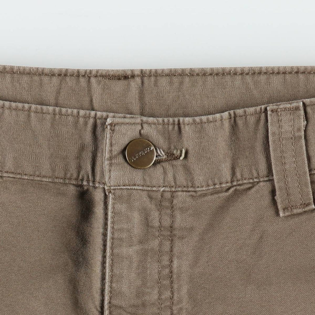 Carhartt ORIGINAL FIT Duck Canvas Painter Shorts (Men's W35 equivalent) cotton Charcoal Vintage Second Hand