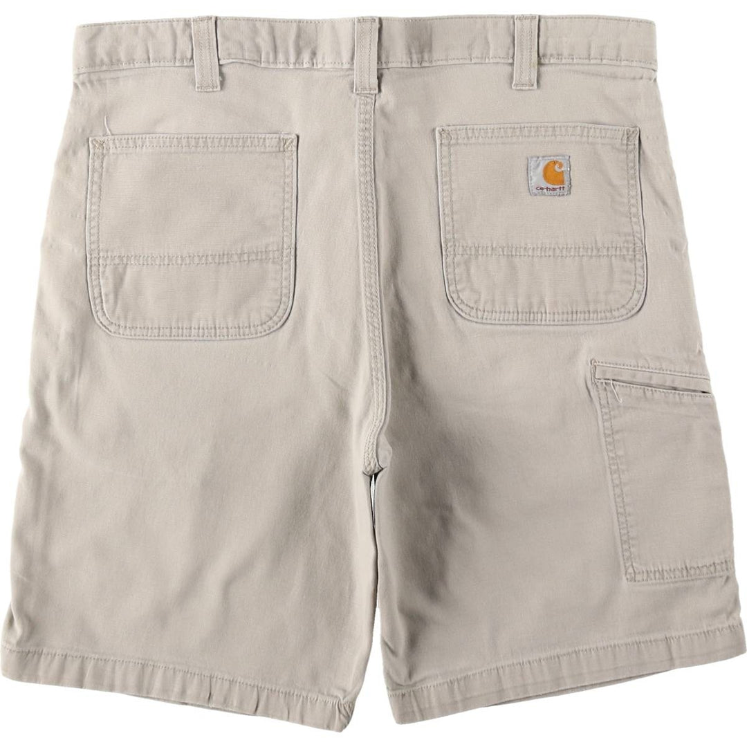 Carhartt Relaxed Fit Duck Painter Shorts, Men's W37 cotton Beige type Vintage Second Hand