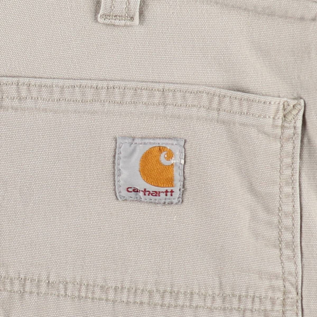 Carhartt Relaxed Fit Duck Painter Shorts, Men's W37 cotton Beige type Vintage Second Hand