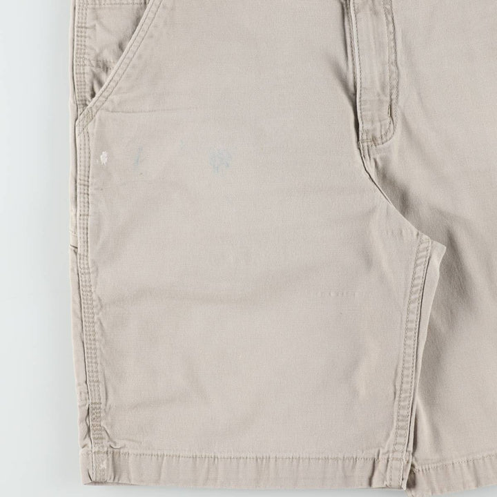 Carhartt Relaxed Fit Duck Painter Shorts, Men's W37 cotton Beige type Vintage Second Hand