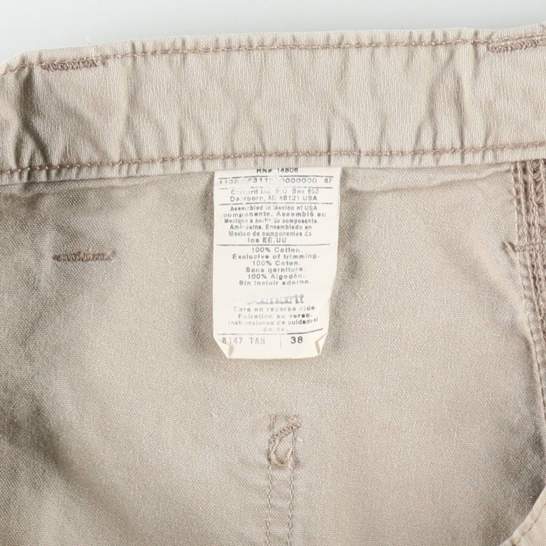 Carhartt Duck Painter Shorts, Shorts, Men's, W37 equivalent cotton Beige type Vintage Second Hand