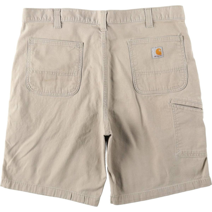 Carhartt Relaxed Fit Duck Canvas Work Shorts (Men's W39 equivalent) unclear Beige type Vintage Second Hand