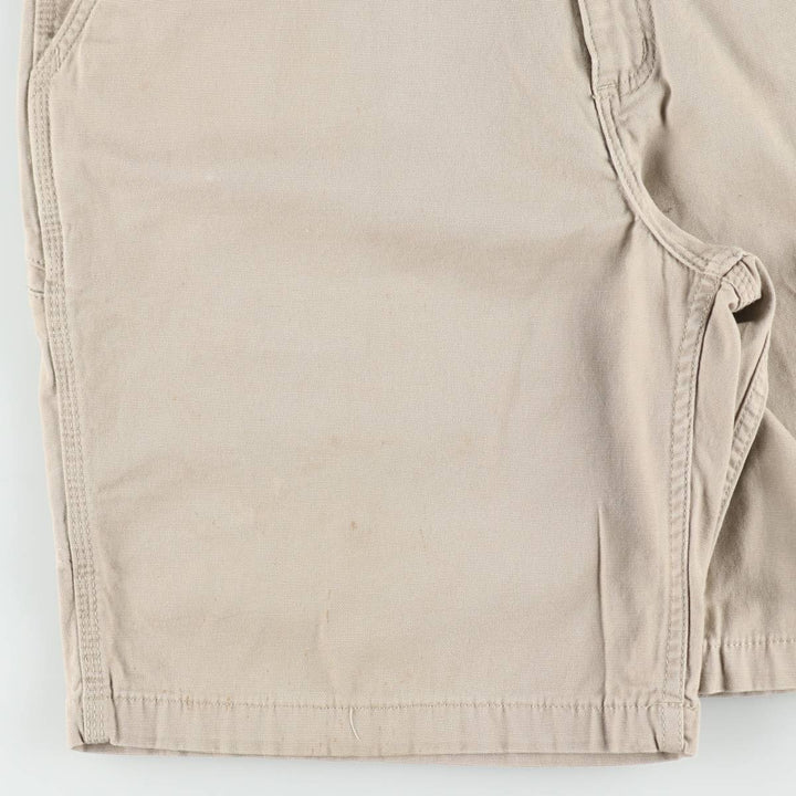 Carhartt Relaxed Fit Duck Canvas Work Shorts (Men's W39 equivalent) unclear Beige type Vintage Second Hand