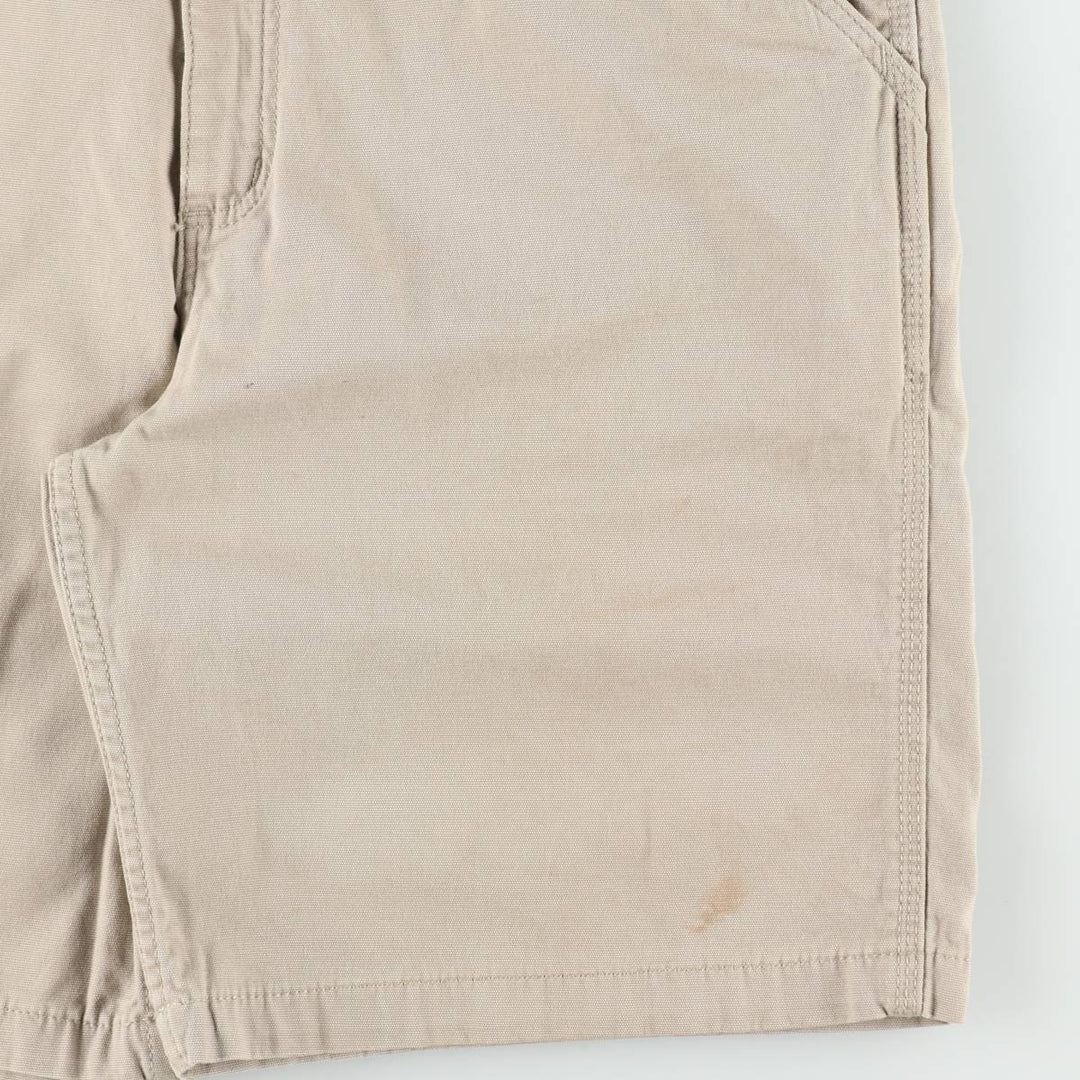 Carhartt Relaxed Fit Duck Canvas Work Shorts (Men's W39 equivalent) unclear Beige type Vintage Second Hand