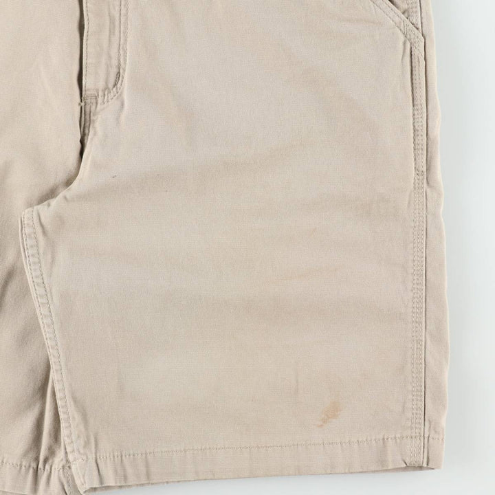 Carhartt Relaxed Fit Duck Canvas Work Shorts (Men's W39 equivalent) unclear Beige type Vintage Second Hand