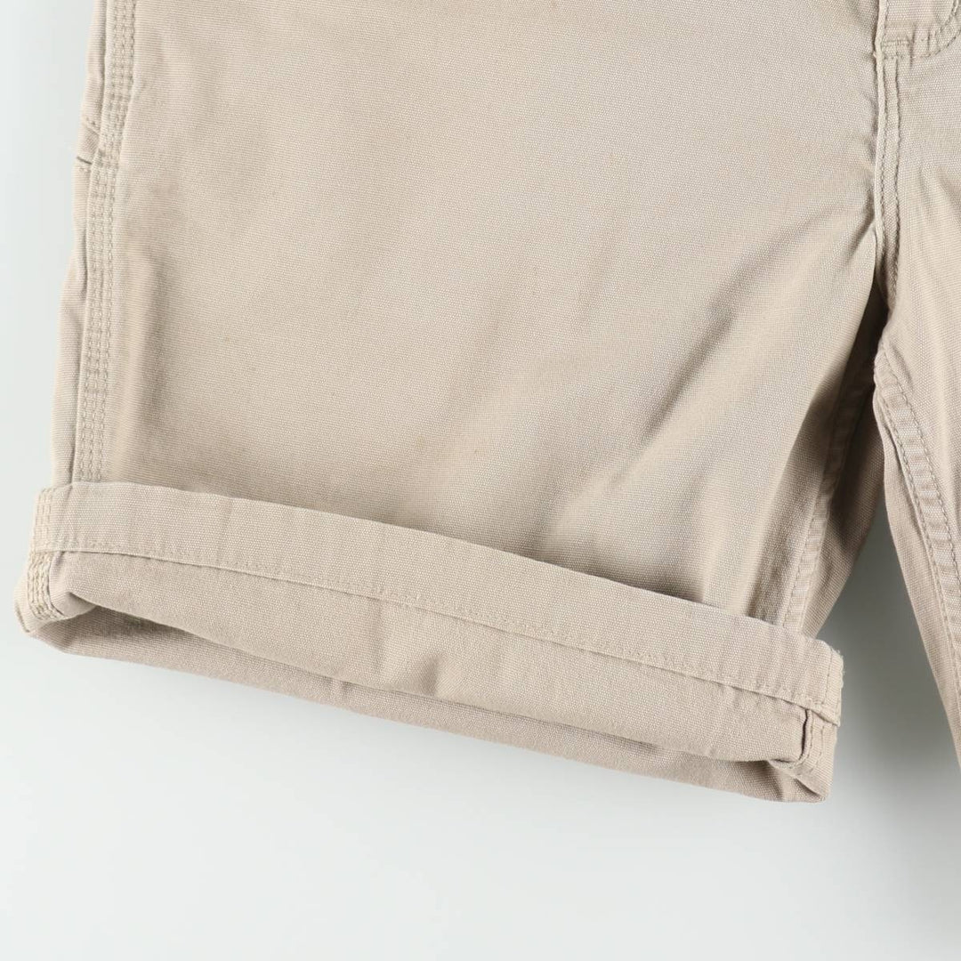 Carhartt Relaxed Fit Duck Canvas Work Shorts (Men's W39 equivalent) unclear Beige type Vintage Second Hand