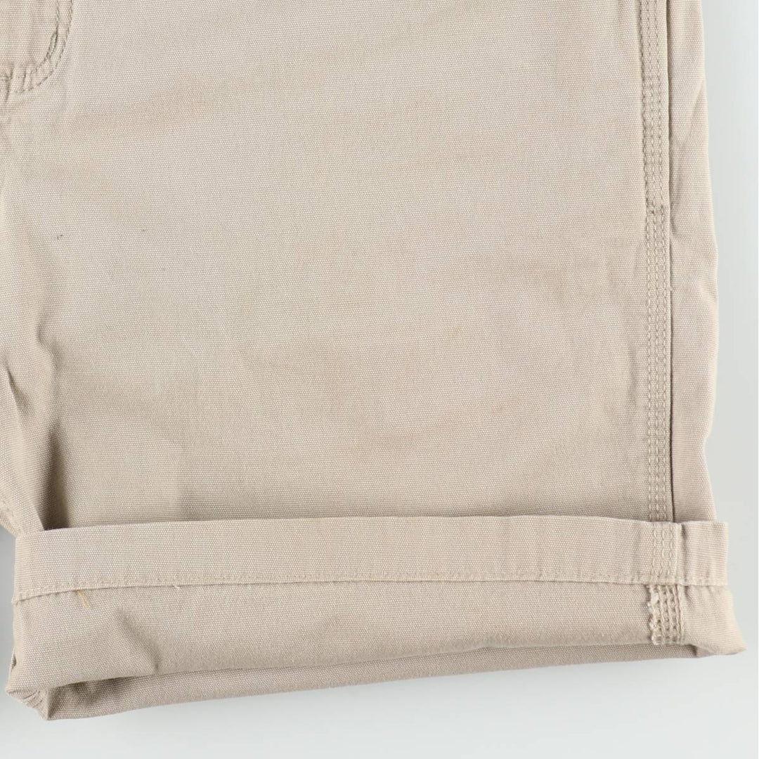 Carhartt Relaxed Fit Duck Canvas Work Shorts (Men's W39 equivalent) unclear Beige type Vintage Second Hand