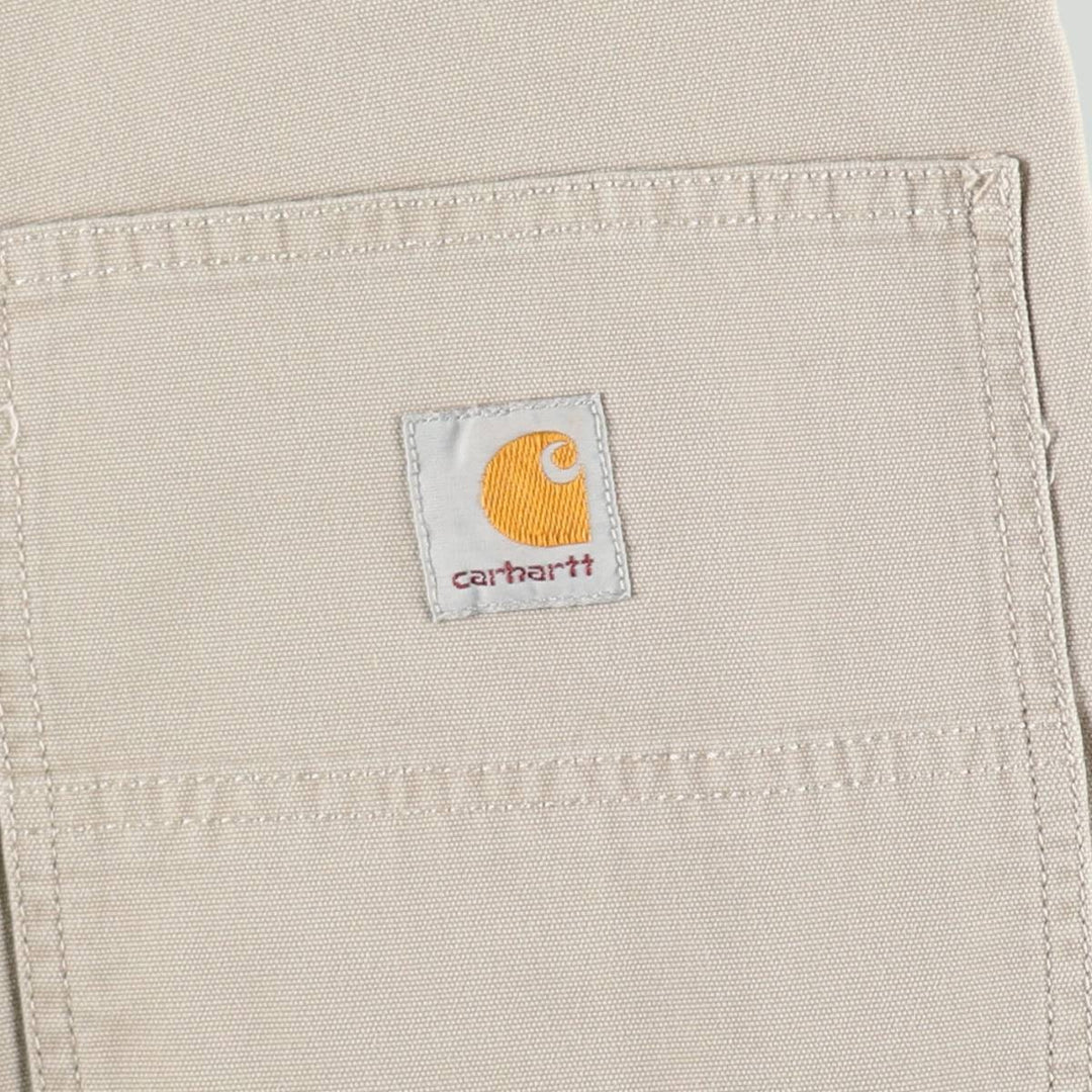 Carhartt Relaxed Fit Duck Painter Shorts, Shorts, Men's, W34 equivalent cotton Beige type Vintage Second Hand