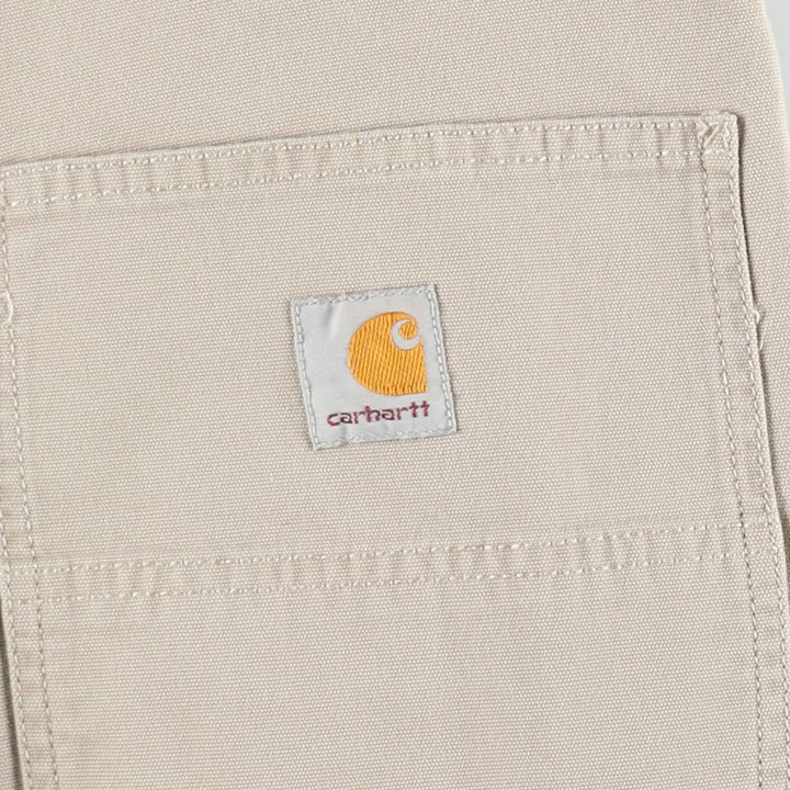 Carhartt Relaxed Fit Duck Painter Shorts, Shorts, Men's, W34 equivalent cotton Beige type Vintage Second Hand