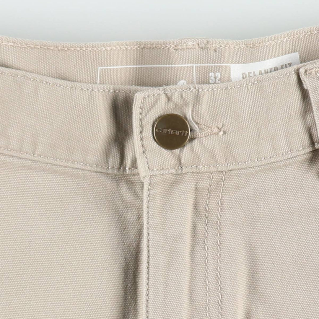 Carhartt Relaxed Fit Duck Painter Shorts, Shorts, Men's, W34 equivalent cotton Beige type Vintage Second Hand