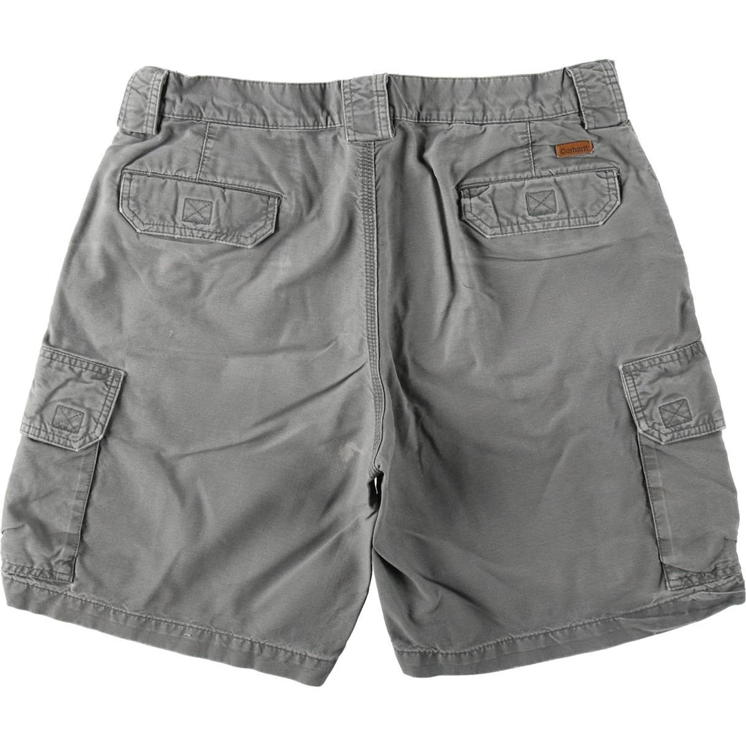 Carhartt Duck Cargo Shorts, Men's Size W36 (approx.) cotton gray type Vintage Second Hand