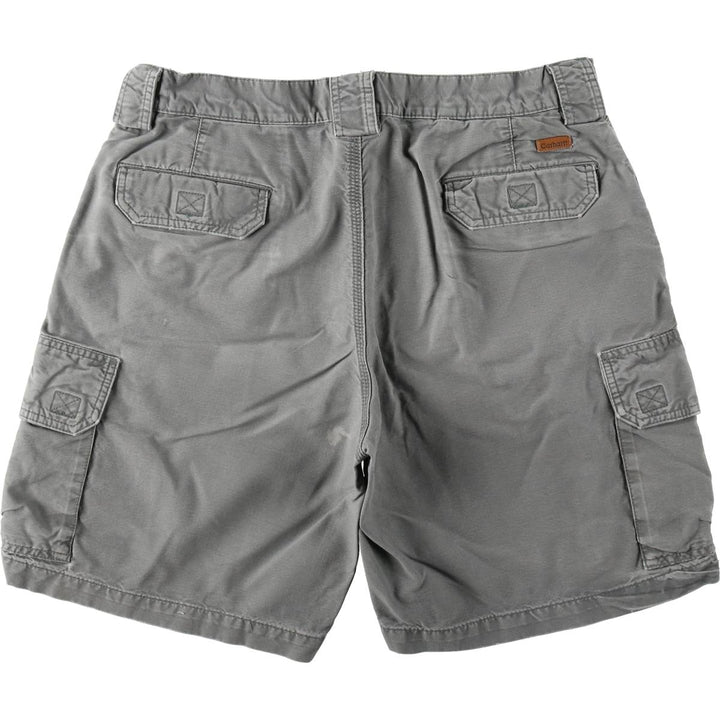 Carhartt Duck Cargo Shorts, Men's Size W36 (approx.) cotton gray type Vintage Second Hand