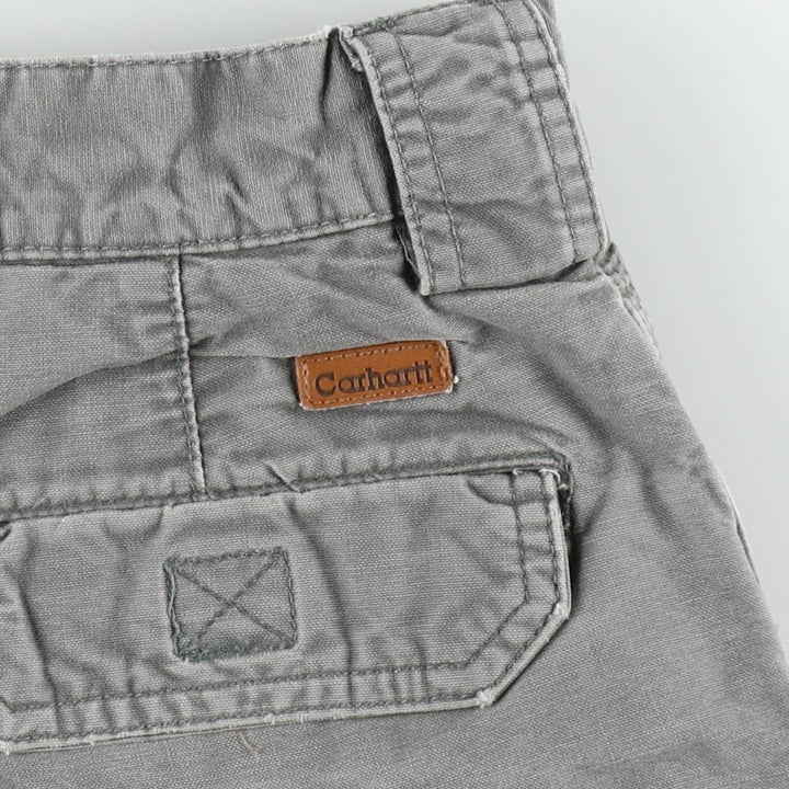 Carhartt Duck Cargo Shorts, Men's Size W36 (approx.) cotton gray type Vintage Second Hand