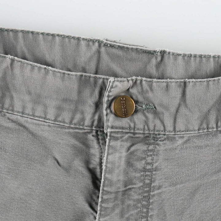 Carhartt Duck Cargo Shorts, Men's Size W36 (approx.) cotton gray type Vintage Second Hand