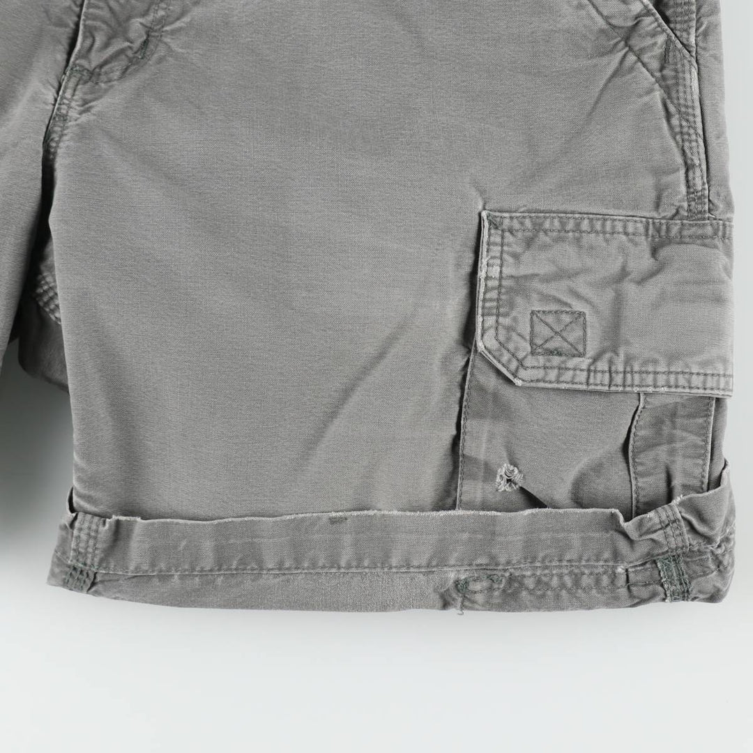 Carhartt Duck Cargo Shorts, Men's Size W36 (approx.) cotton gray type Vintage Second Hand