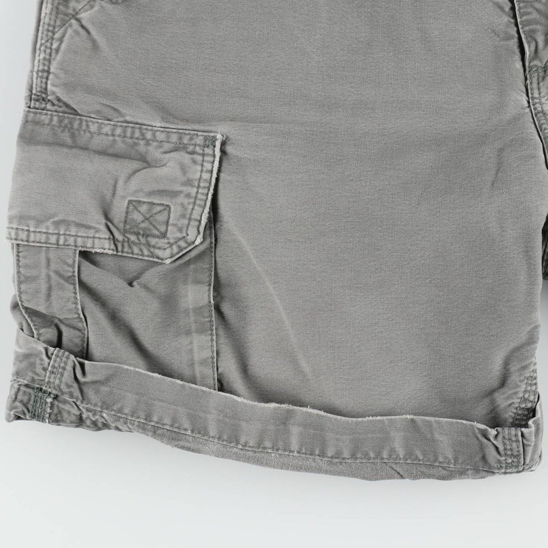 Carhartt Duck Cargo Shorts, Men's Size W36 (approx.) cotton gray type Vintage Second Hand
