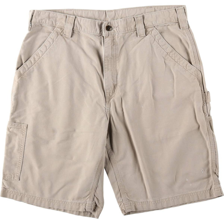 Carhartt ORIGINAL FIT Duck Painter Shorts, Shorts, Men's, W37 equivalent cotton Beige type Vintage Second Hand