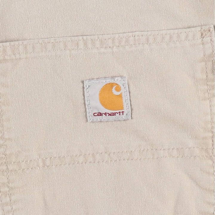 Carhartt ORIGINAL FIT Duck Painter Shorts, Shorts, Men's, W37 equivalent cotton Beige type Vintage Second Hand