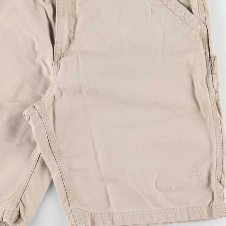 Carhartt ORIGINAL FIT Duck Painter Shorts, Shorts, Men's, W37 equivalent cotton Beige type Vintage Second Hand