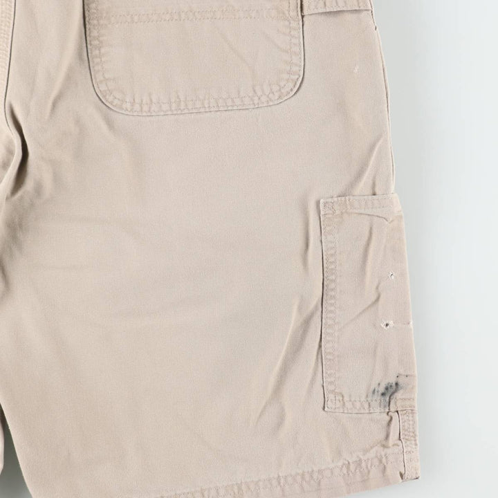 Carhartt ORIGINAL FIT Duck Painter Shorts, Shorts, Men's, W37 equivalent cotton Beige type Vintage Second Hand