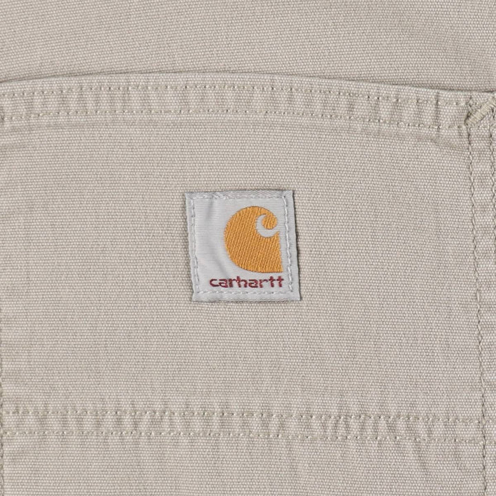 Carhartt Relaxed Fit Duck Work Shorts, Men's Size 38 cotton Beige type Vintage Second Hand