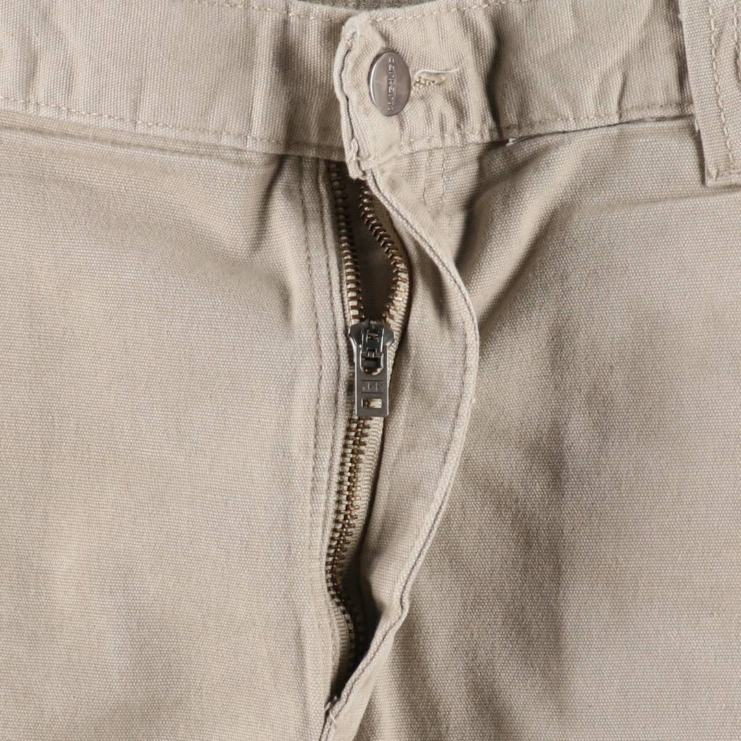 Carhartt Relaxed Fit Duck Canvas Work Shorts (Men's W37 equivalent) cotton Beige type Vintage Second Hand