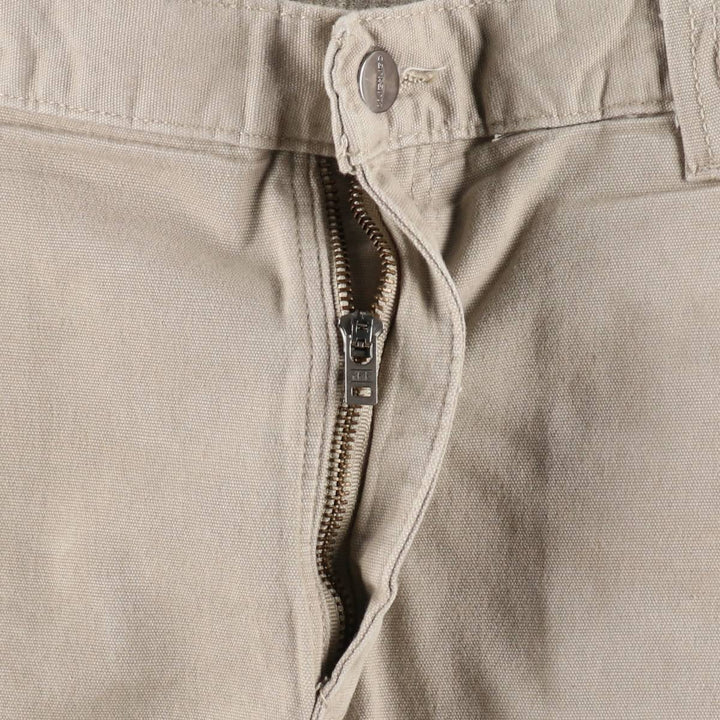 Carhartt Relaxed Fit Duck Canvas Work Shorts (Men's W37 equivalent) cotton Beige type Vintage Second Hand