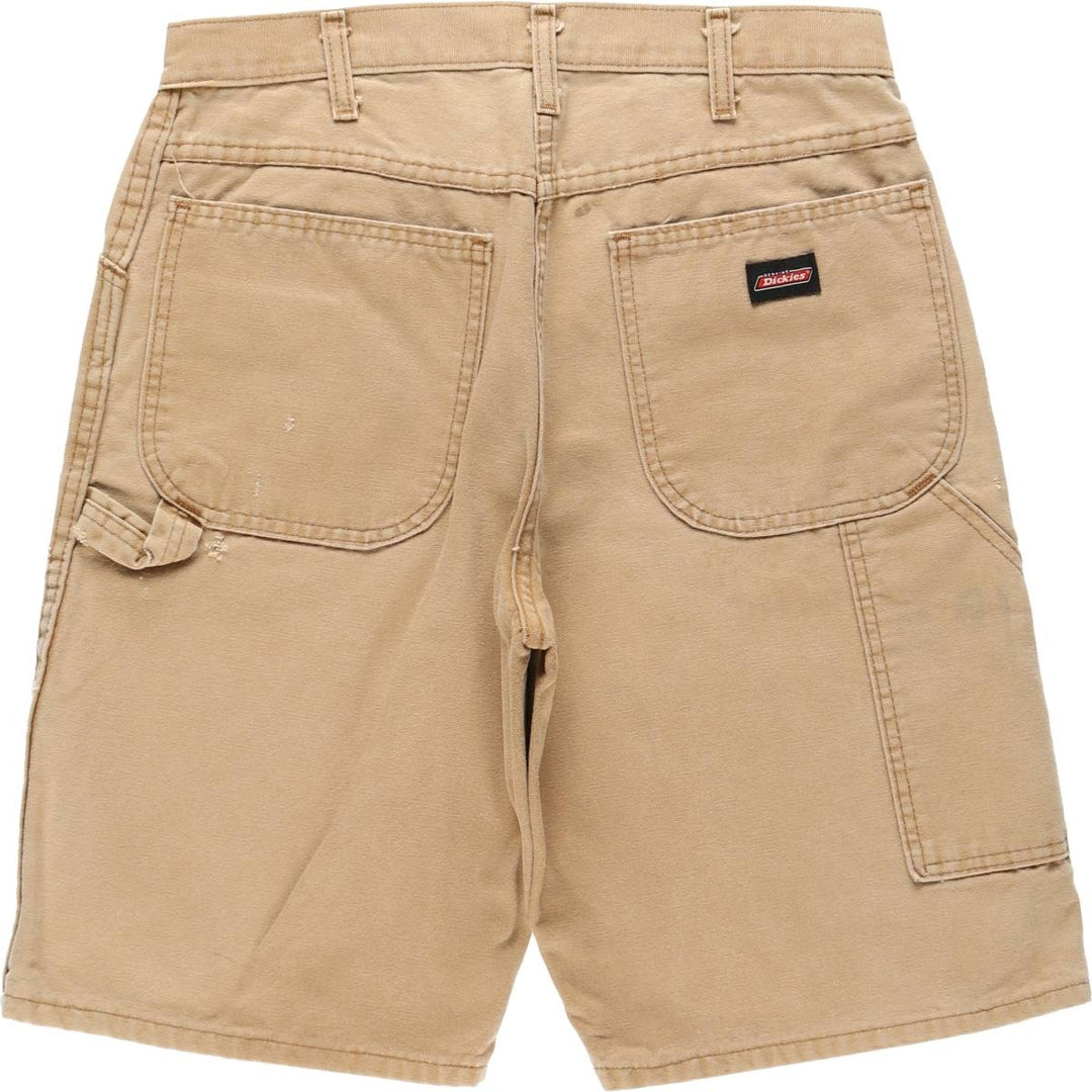 Dickies Duck Painter Shorts, Half Pants, Men's, W32 equivalent cotton brown type Vintage Second Hand