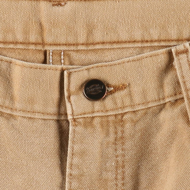 Dickies Duck Painter Shorts, Half Pants, Men's, W32 equivalent cotton brown type Vintage Second Hand