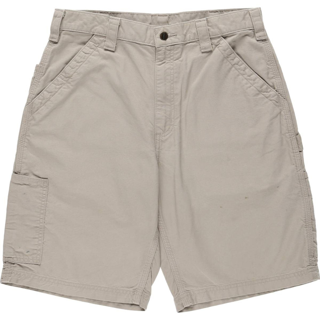 Carhartt Original Fit Duck Painter Shorts, Men's Size 34 cotton gray type Vintage Second Hand