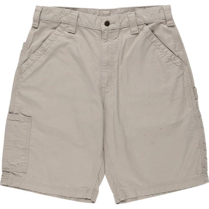 Carhartt Original Fit Duck Painter Shorts, Men's Size 34 cotton gray type Vintage Second Hand