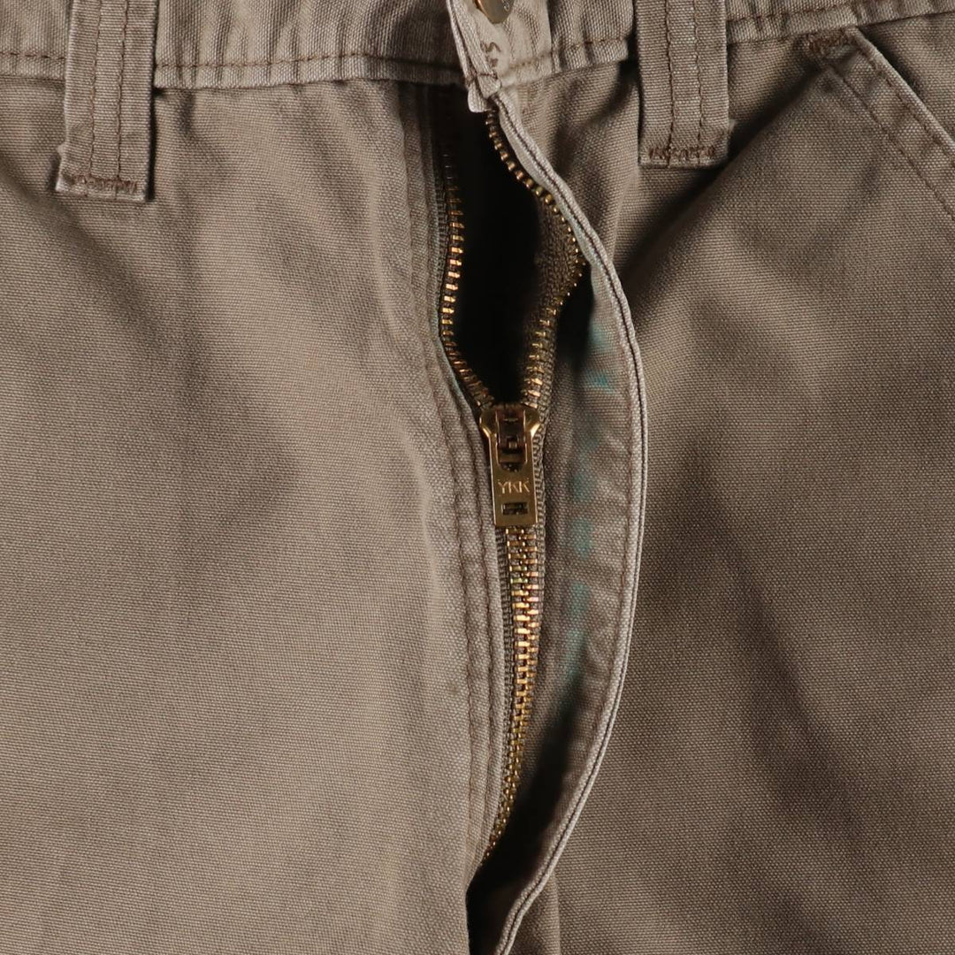 Carhartt ORIGINAL FIT Duck Canvas Painter Shorts (Men's W31 equivalent) cotton brown type Vintage Second Hand