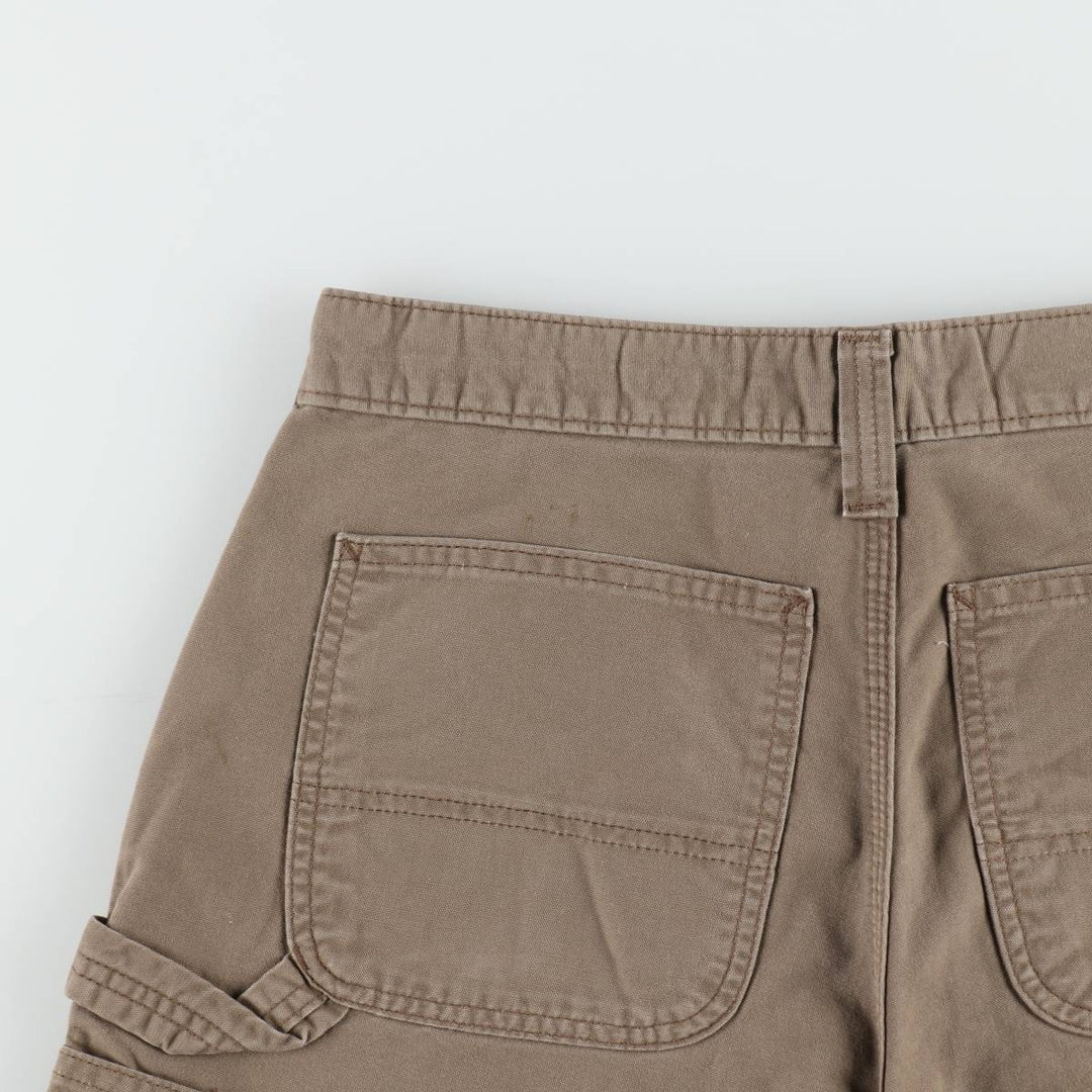 Carhartt ORIGINAL FIT Duck Canvas Painter Shorts (Men's W31 equivalent) cotton brown type Vintage Second Hand
