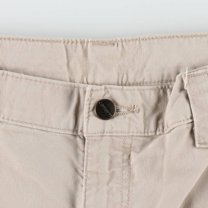 Carhartt Original Fit Duck Painter Shorts, Men's Size 34 cotton Beige type Vintage Second Hand