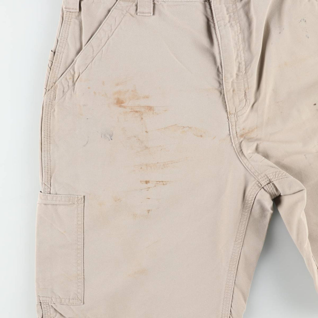 Carhartt Original Fit Duck Painter Shorts, Men's Size 34 cotton Beige type Vintage Second Hand