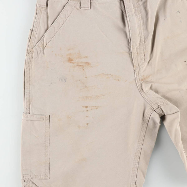 Carhartt Original Fit Duck Painter Shorts, Men's Size 34 cotton Beige type Vintage Second Hand